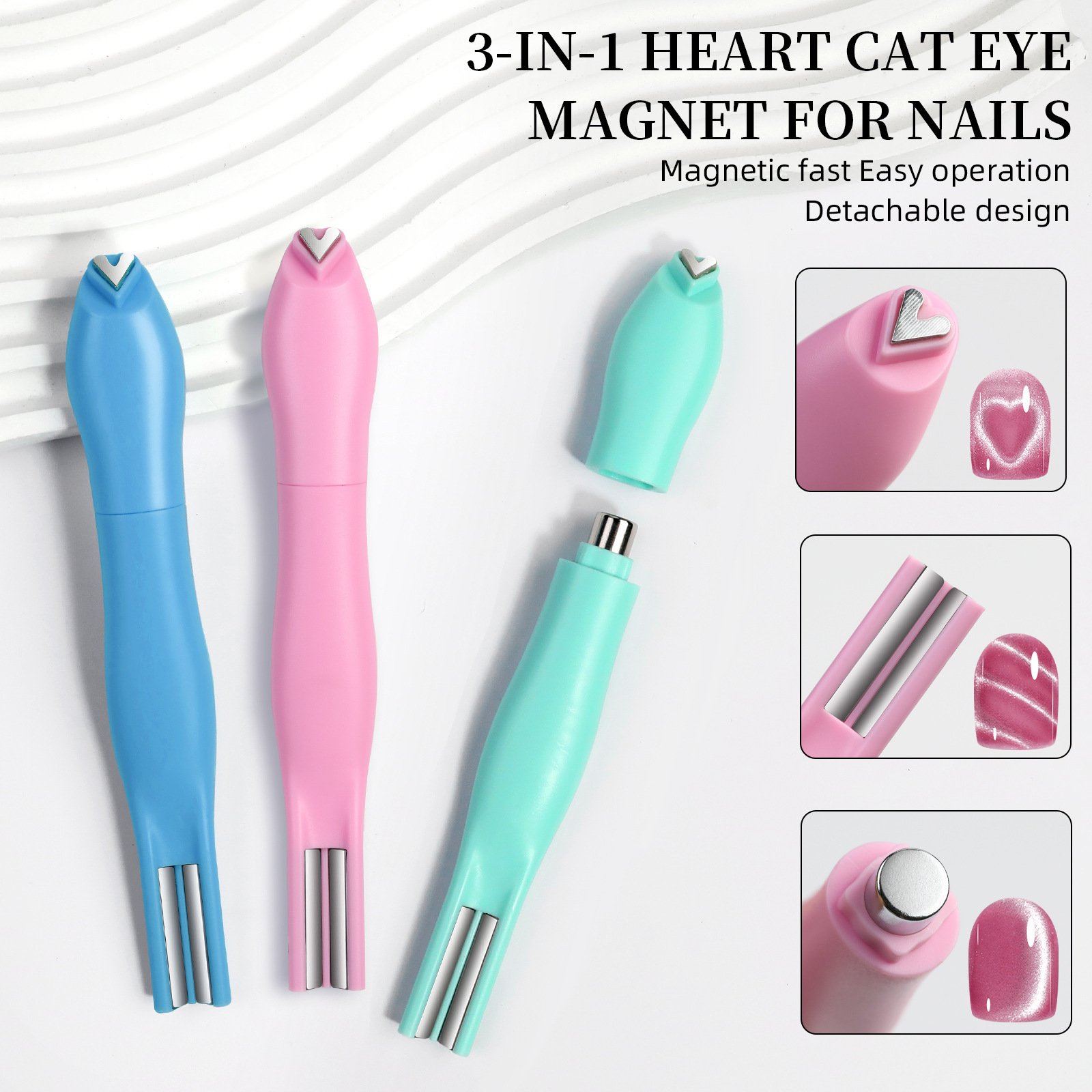3-IN-1 Nails Cat Eye Device Magnet